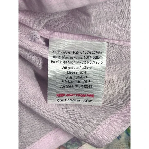 Tutu Du Monde Eden Dress Girls 3-6 Months Watercolor Summer Floral Lined Ruffled - Picture 14 of 16